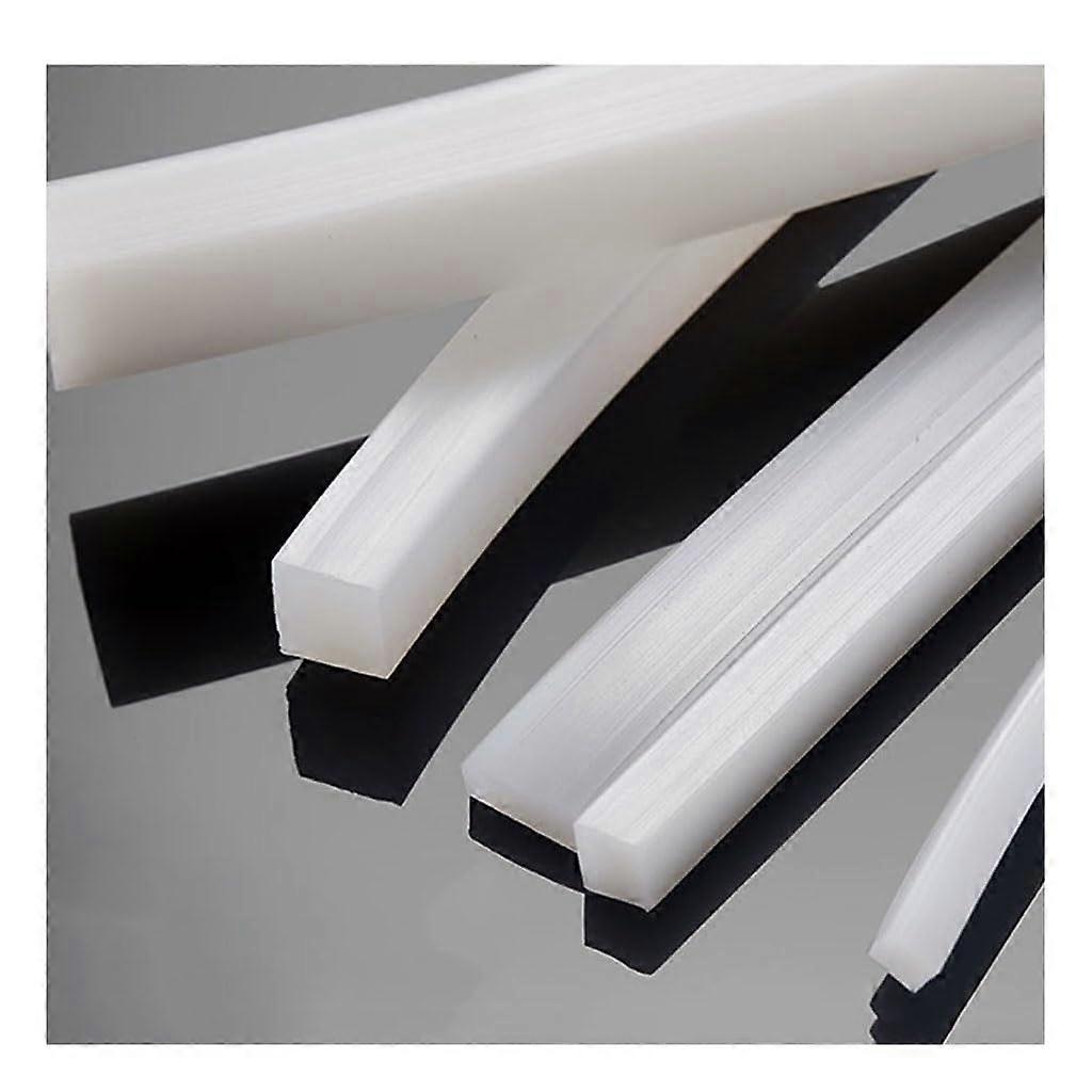 Silicone Rubber Seal Strip 1m Solid  Temp Resistant Weather Stripping Tape Various Sizes