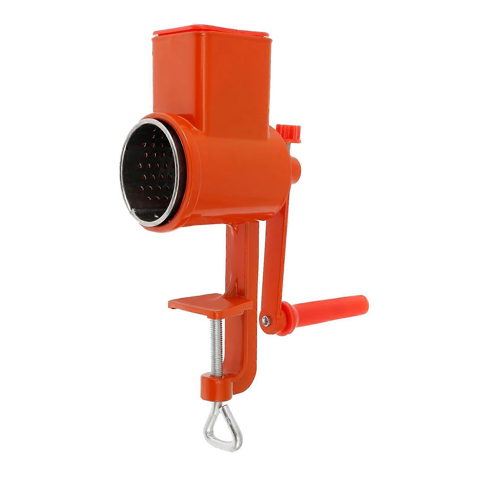 Manual Grain Mill Hand Crank Grain Grinder with Adjustable Settings Rustproof Aluminum for Home Use