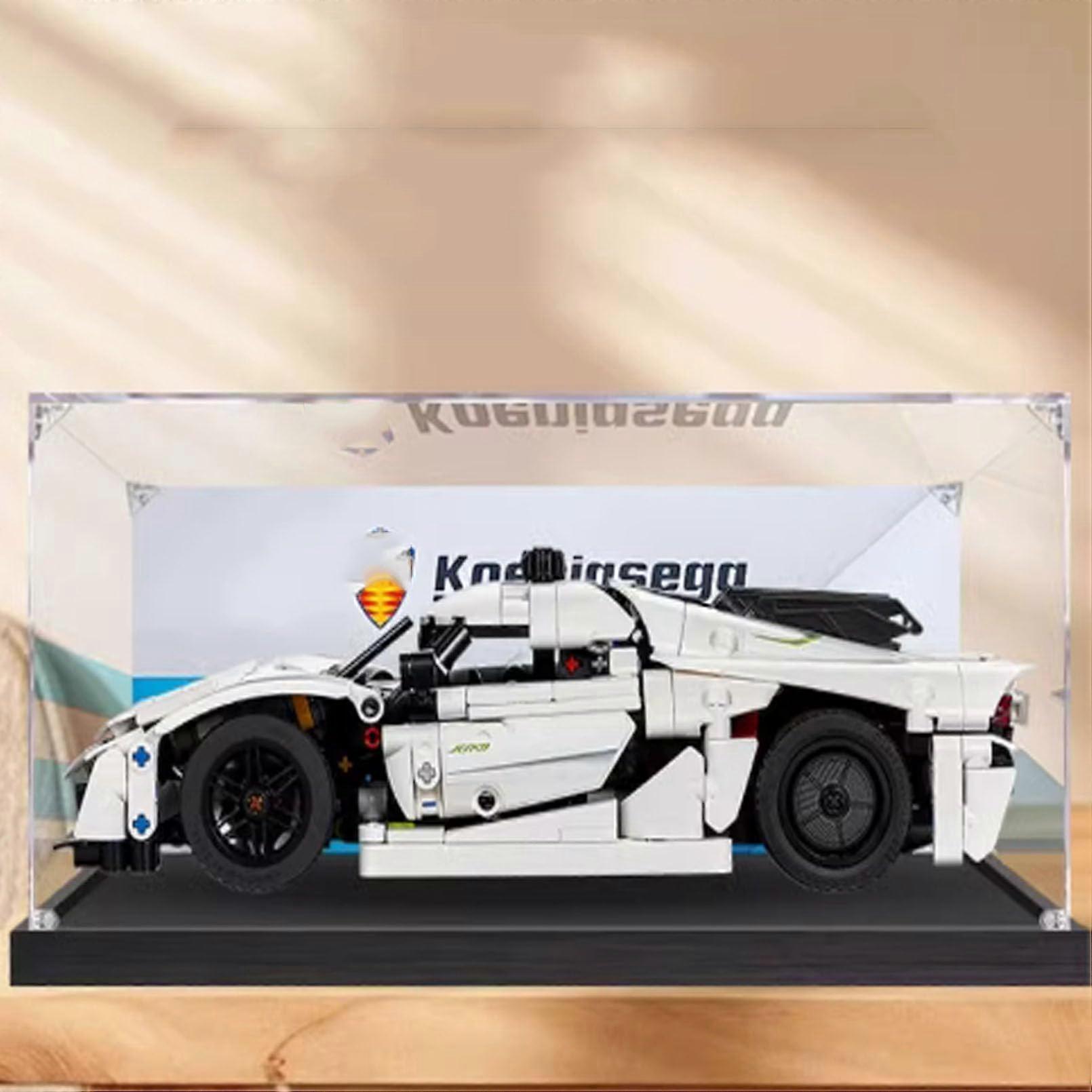 Car Display Case for  42184 Wall Mounted Acrylic Box, Dustproof Clear Showcase, SpaceSaving Design