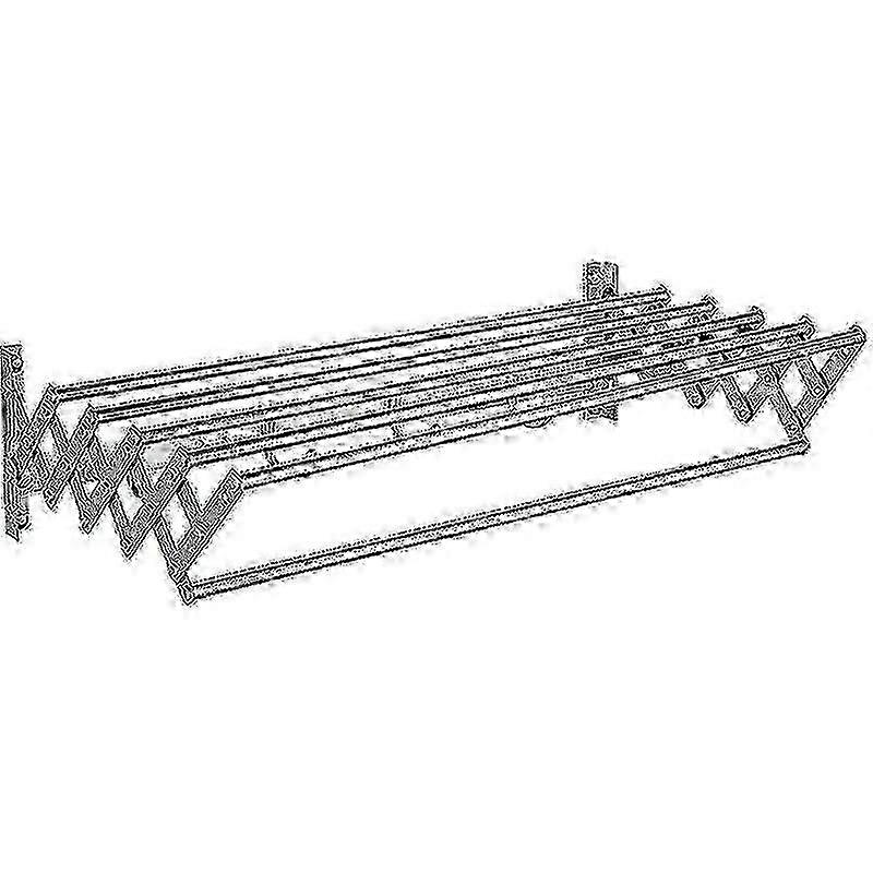 5 Rail Expandable Laundry Drying Rack for Bathroom and Balcony