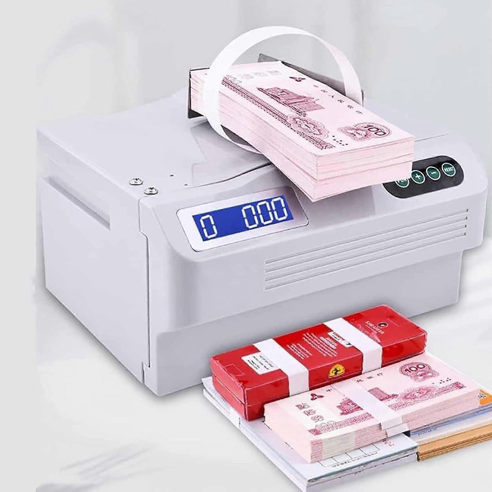 Banknote Bundling Machine Speed Automatic Currency Strapping for Banks Adjustable Tension