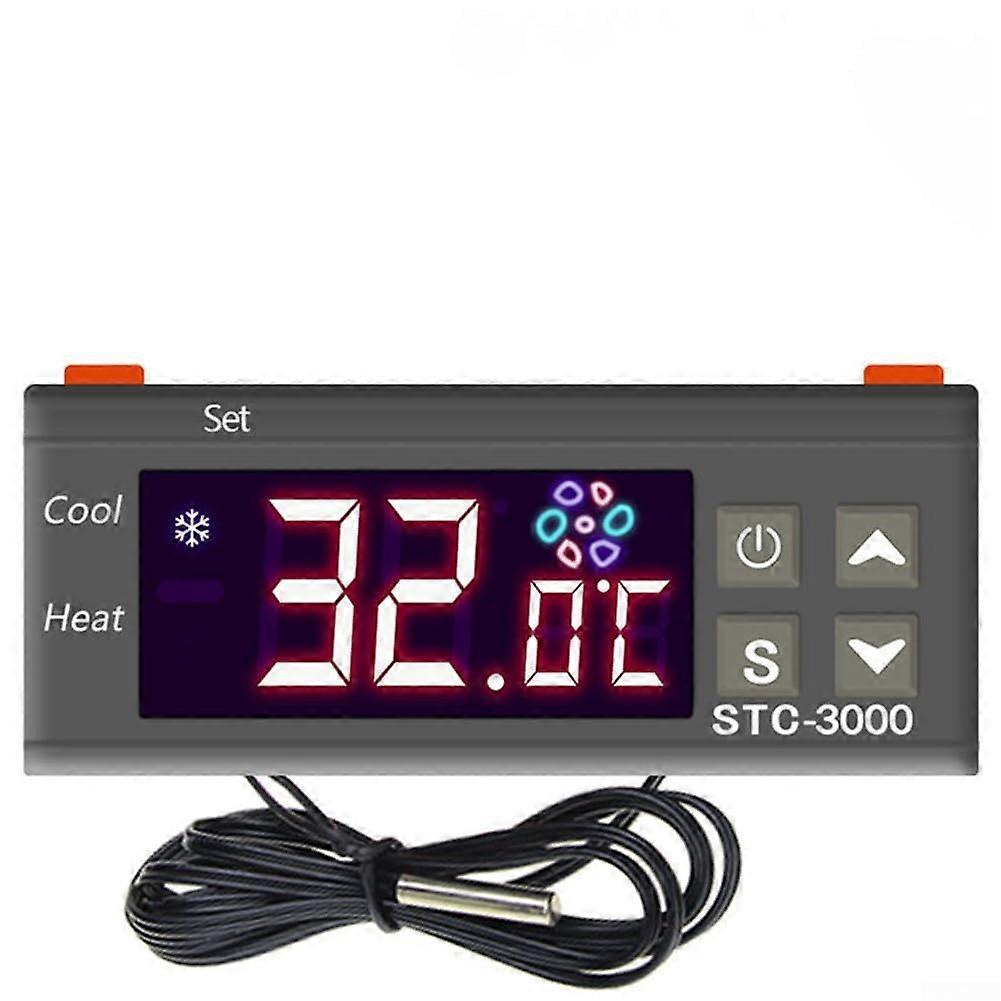 Digital Temperature Controller with Dual Heating Cooling Modes for Aquarium, Brewing, Incubator Lab