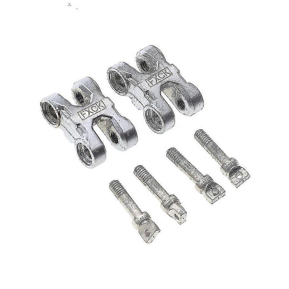 2pcs Metal Bumper D-ring Winch Tow Hook Trailer Hook For 1/10 Rc,5