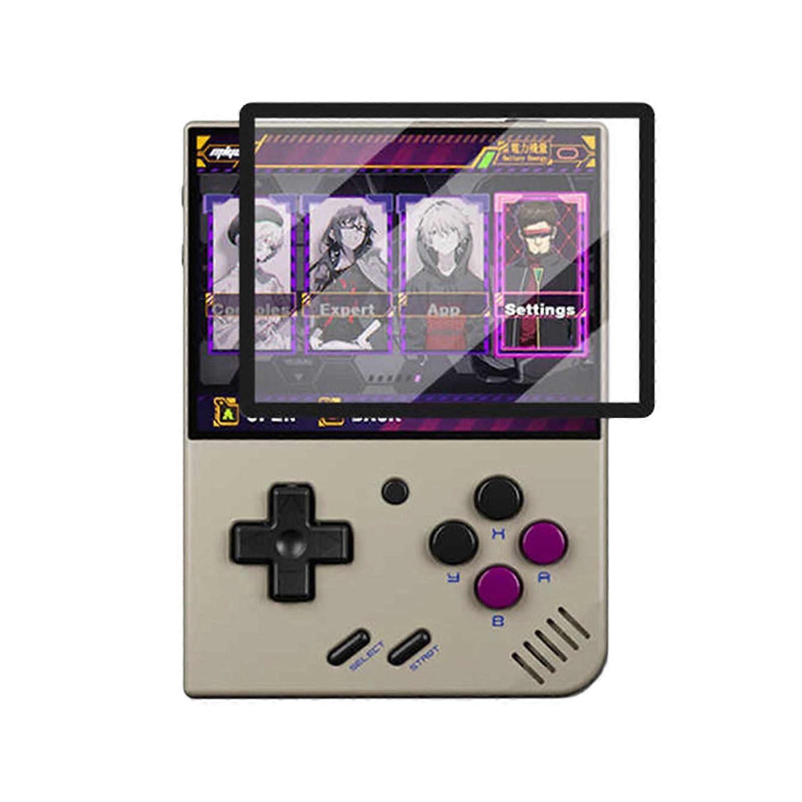 Screen Protector 3.5 Tempered Glass AntiFingerprint for Miyoo Mini Plus Handheld Game Console
