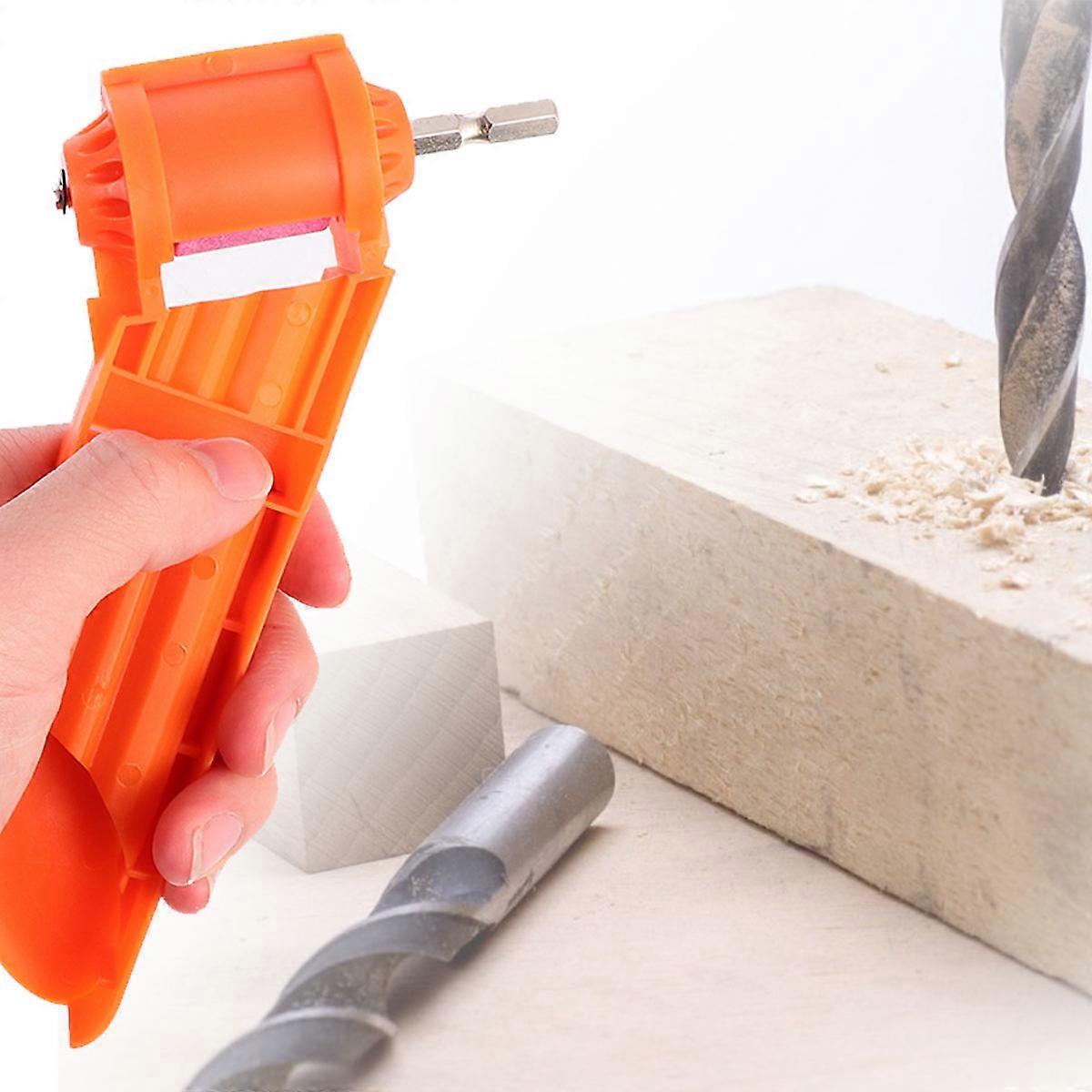 2Sets Drill Bit Sharpening Tool Portable Corundum Grinding Wheel Device