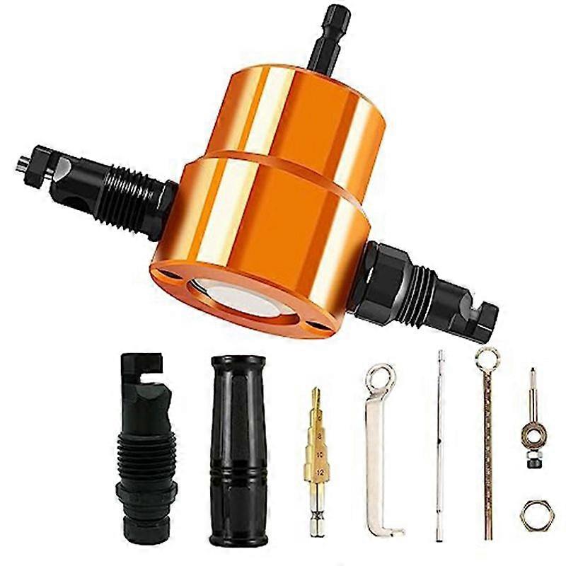 Double Headed Sheet Nibbler, for Straight Curve and Circle Cutting