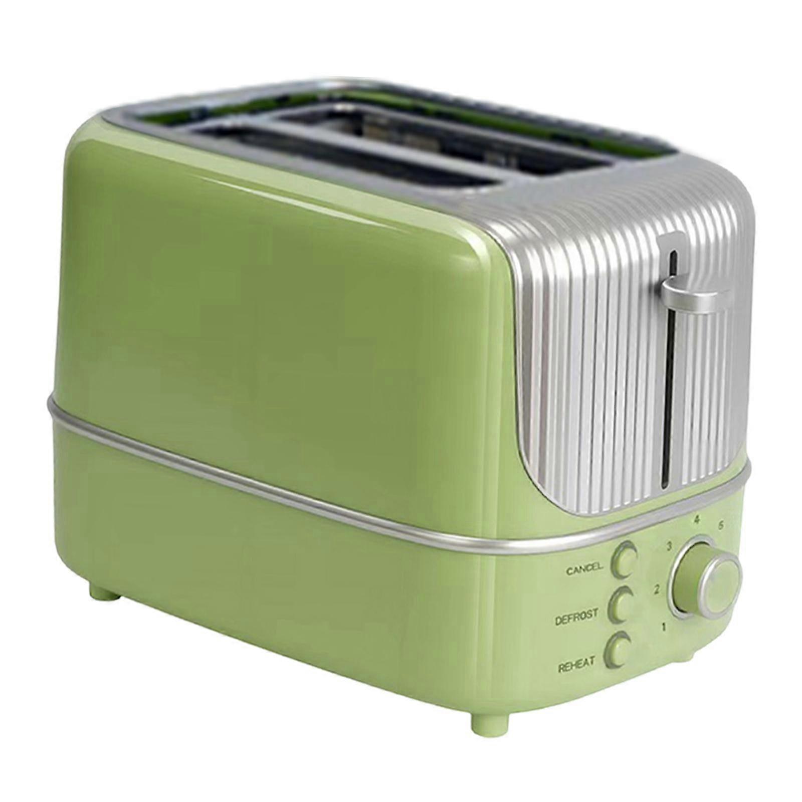 2 Slice Toaster, Home Use Compact Breakfast Machine with 9 Browning Settings