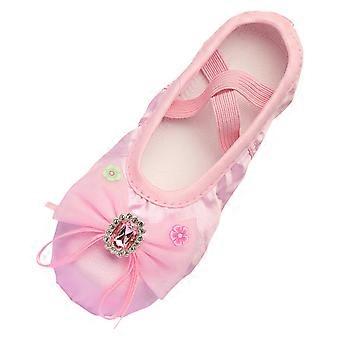 Ediodpoh Kids Shoes Dance Shoes Warm Dance Ballet Performance Indoor Shoes Yoga Dance Shoes with Lace Bow for Kids Practice Pink_004 31