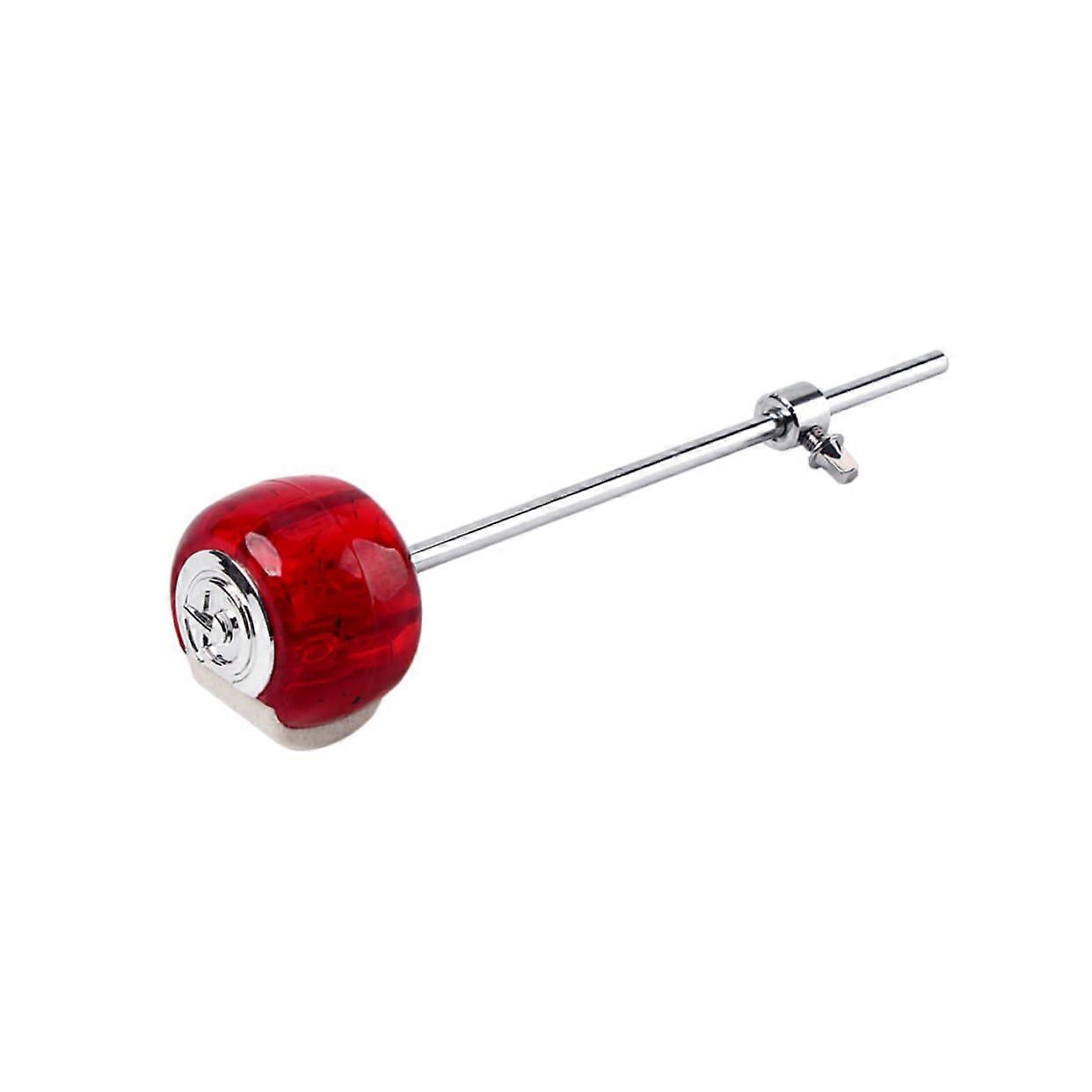 Red Felt Bass Drum Beater Replacement Head for Pedal Upgrade, Durable Surface and Consistent Attack