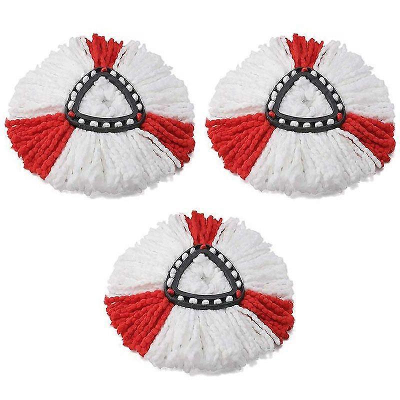 Replacement Triangular Mop Head - Compatible with Vileda and O-Cedar - Microfiber for Wet Cleaning