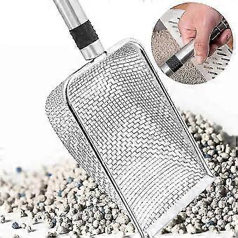 Stainless Steel Cat Litter Shovel Cat Litter,Scoop Pooper Deep Shovel Cleaner 26-27s