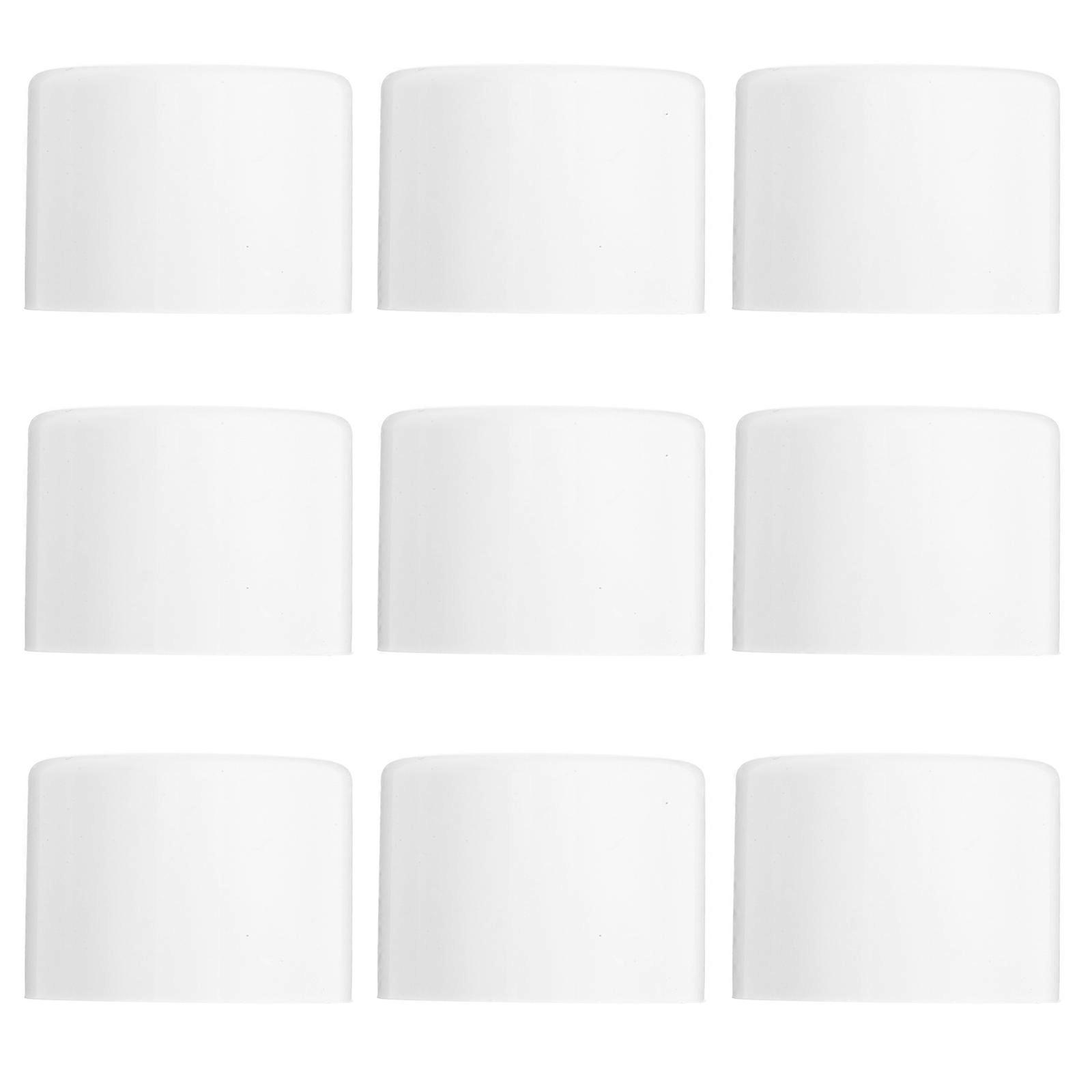 PVC Pipe End Cap for Pipe Capping 10Pcs White PVC Adapter Fitting Plug