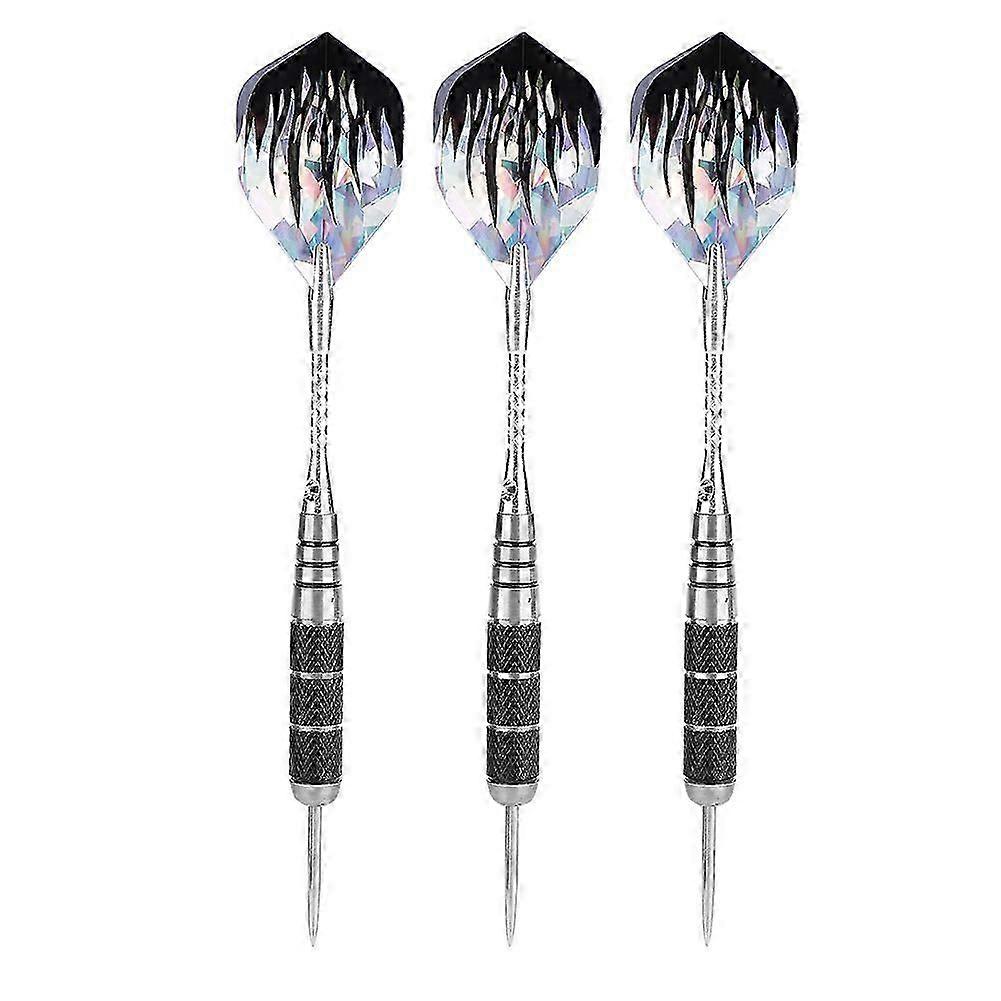 3Pcs 153mm en acier inoxydable cible lancer fléchettes ensemble