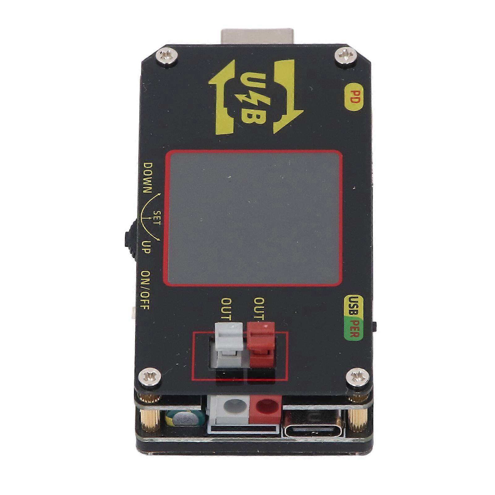 USB Tester 1.44 Inch LCD Screen USB3.0 Interface Voltage and Current Meter Fast Charging Protocol Capacity Tester