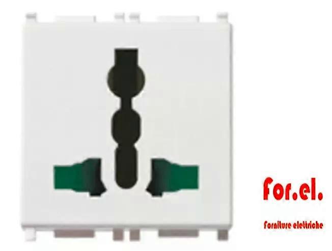 VIMAR 14257 - Multistandard Socket 2P+T 10A