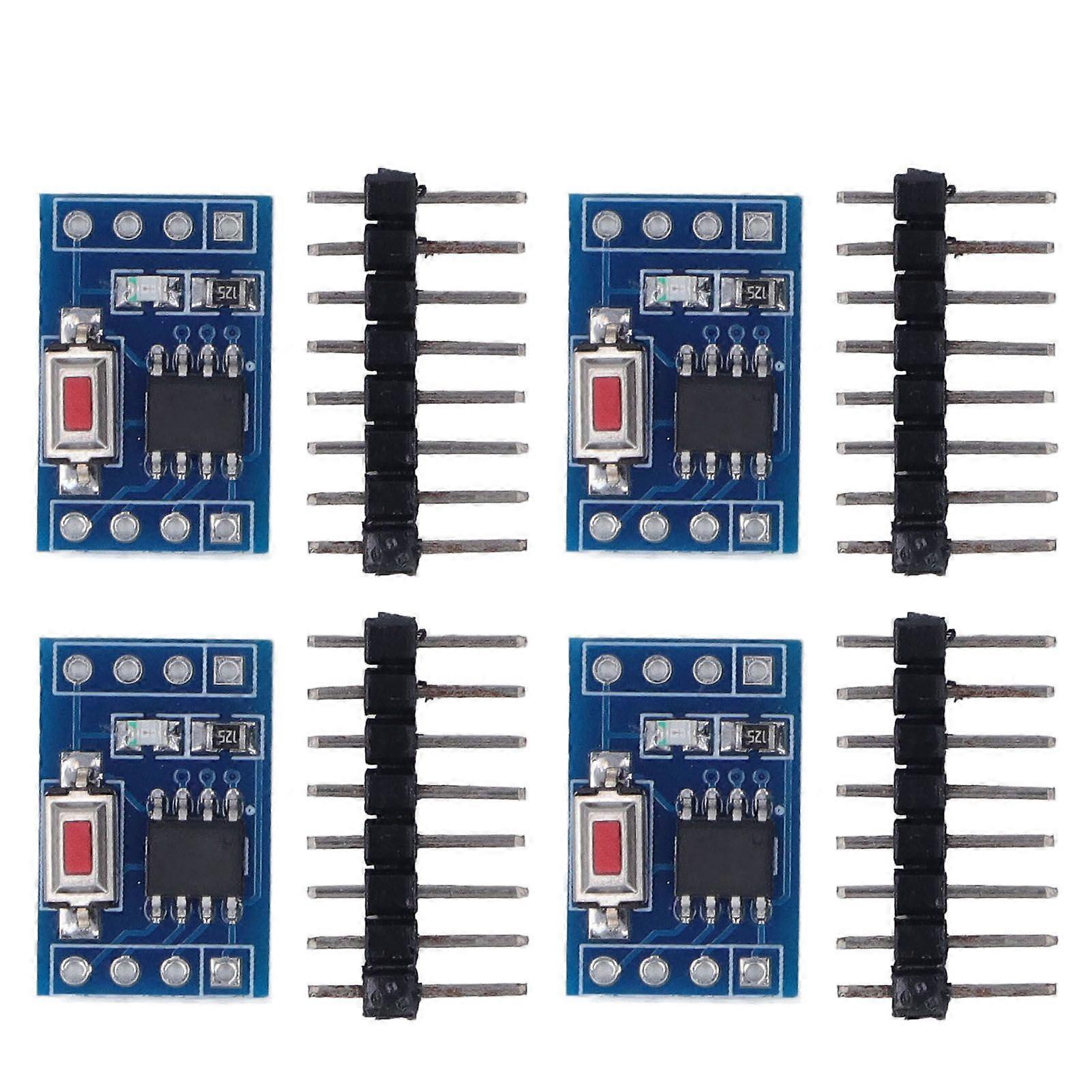 4 Sets Microcontroller System Board MCU Development Module STC15W204S Electronic Component