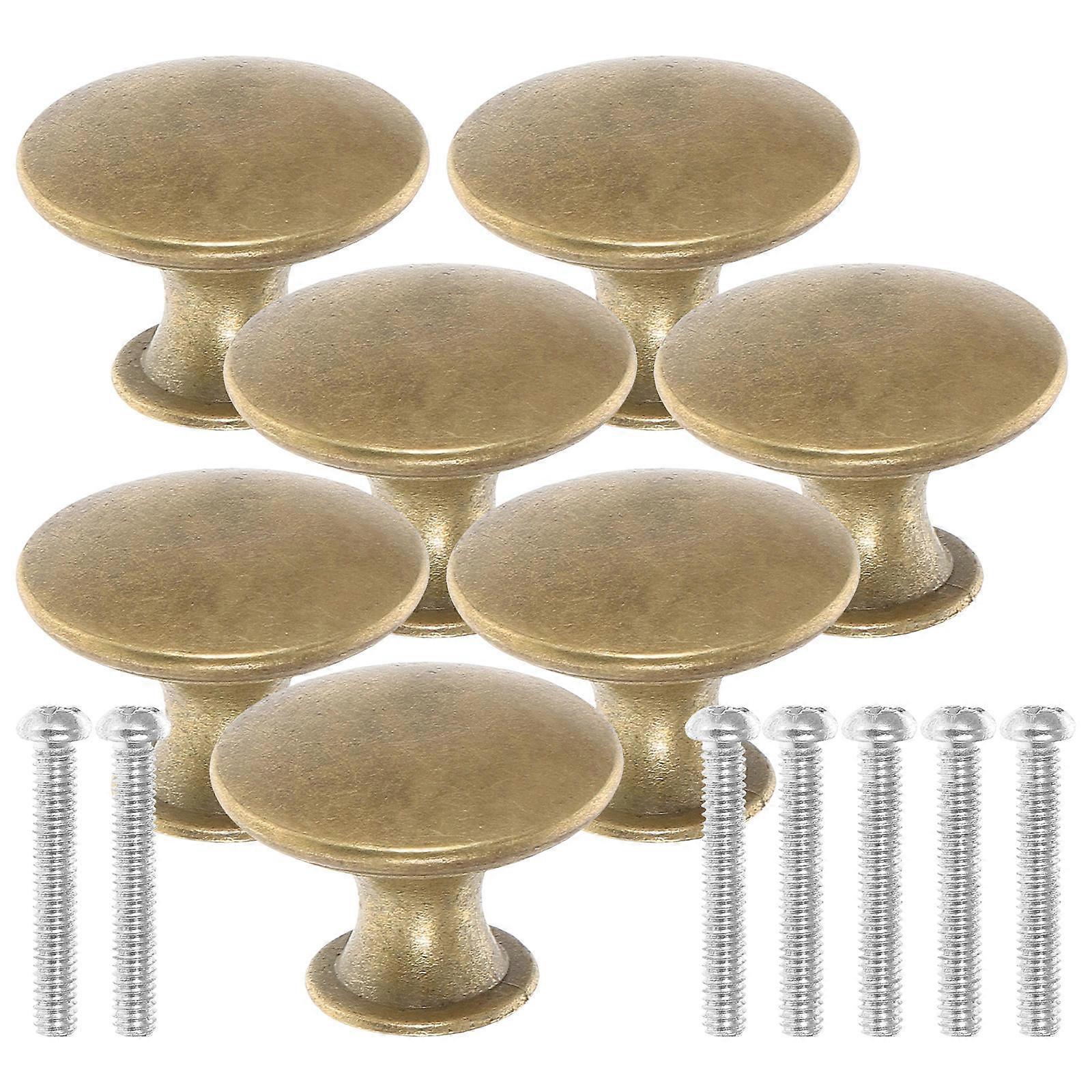 7pcs Round Kitchen Cabinet Knobs Cabinet Handles Kitchen Drawer Pulls Handles