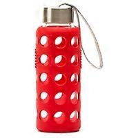 Bbo6 borosilicate bottle with red silicone 300ml 1 unit