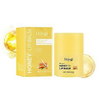 Baume à lèvres au miel, beurre et masque hydratants longue durée à la propolis, soins nourrissants de nuit, exfoliation douce, texture fraîche non collante