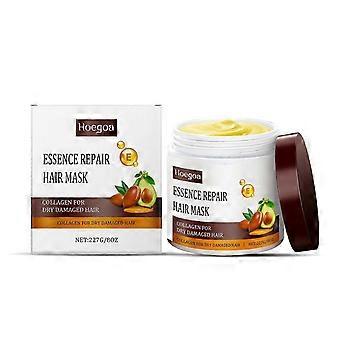 Collagen Hair Mask, Kollagen hårbehandling for tørt skadet hår, Deep Repair Conditioner med Maca Essence, fuktighetsgivende og fukter håret