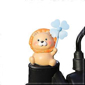 QingHai Bike Animal Decoration z obracającym się wiatrakiem Uroczy wygląd Wodoodporna figurka zwierzęcia Akcesoria rowerowe