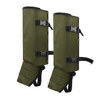 Waterproof Leg Gaiters Quick Release Size Adjustable Bite Protection Camping Hiking Lower Leg Guard Gaiters