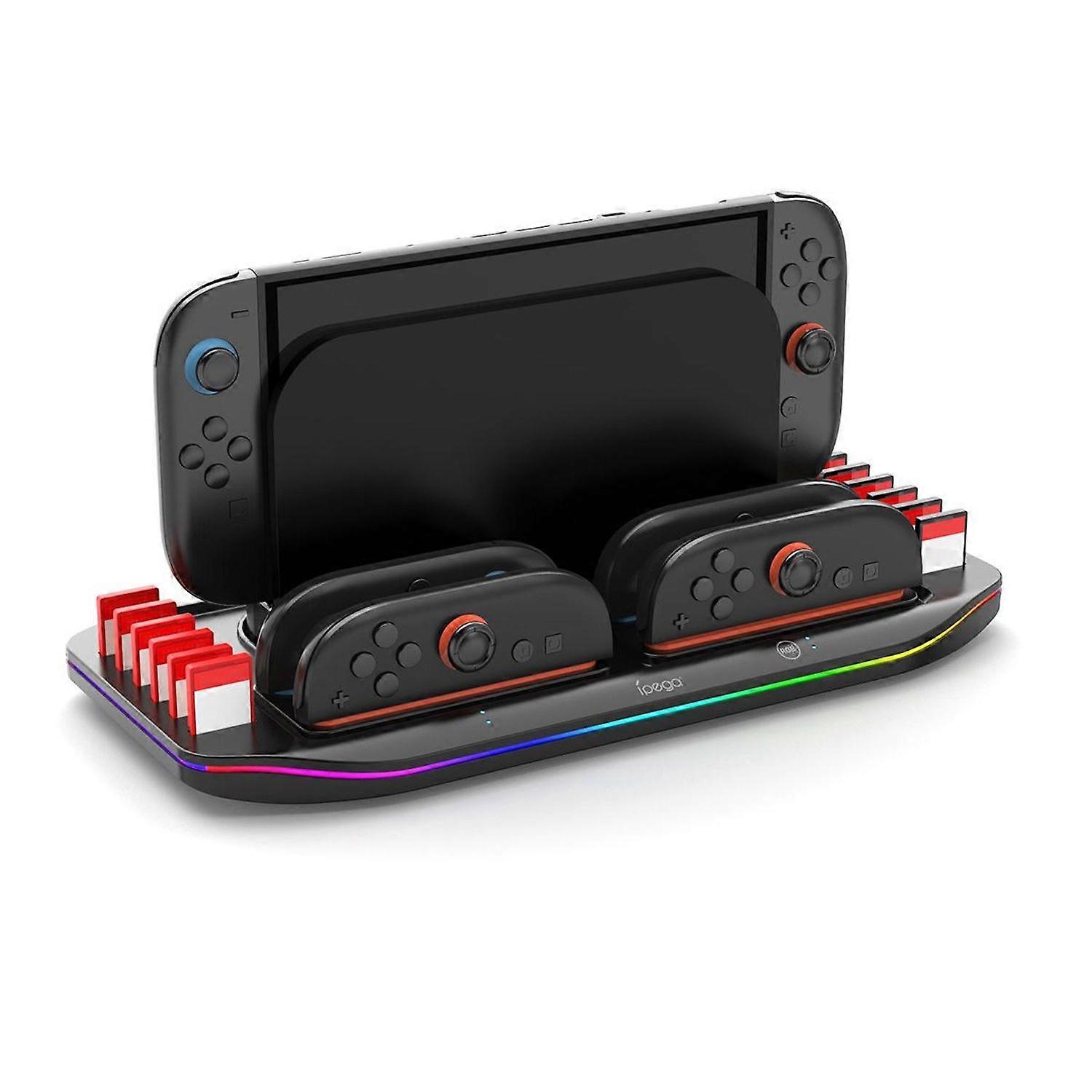 For Nintendo Switch 2 ipega Charging Station 4 Ports for Console & Joy-Con Controller