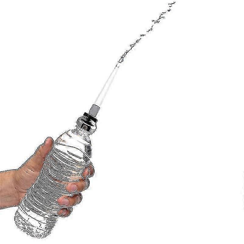 Rese Enema Vattenflaskadapterkit Svart
