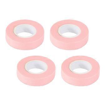 Eyelash Tapes Lash Extension Tapes for Eyelash Use 4 Rolls Pink Nonwoven