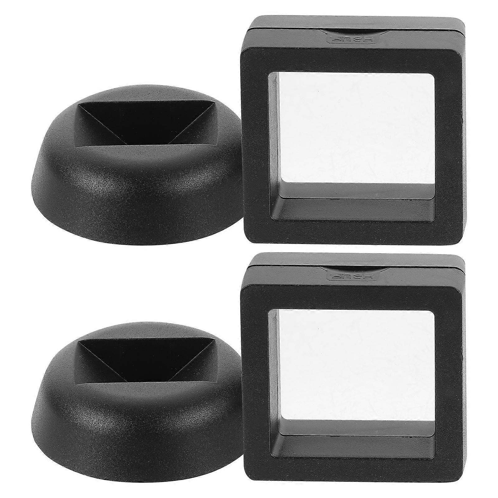 Clear Display Stand for Coins Case Rack 6Pcs