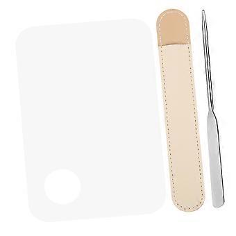 Makeup Mixing Tool Set - Durable Stainless Steel Spatula for Precision Mixing