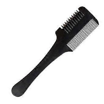 Coupe-peigne rasoir à cheveux double face pour une coupe de cheveux précise Outil de coiffage avec poignée confortable