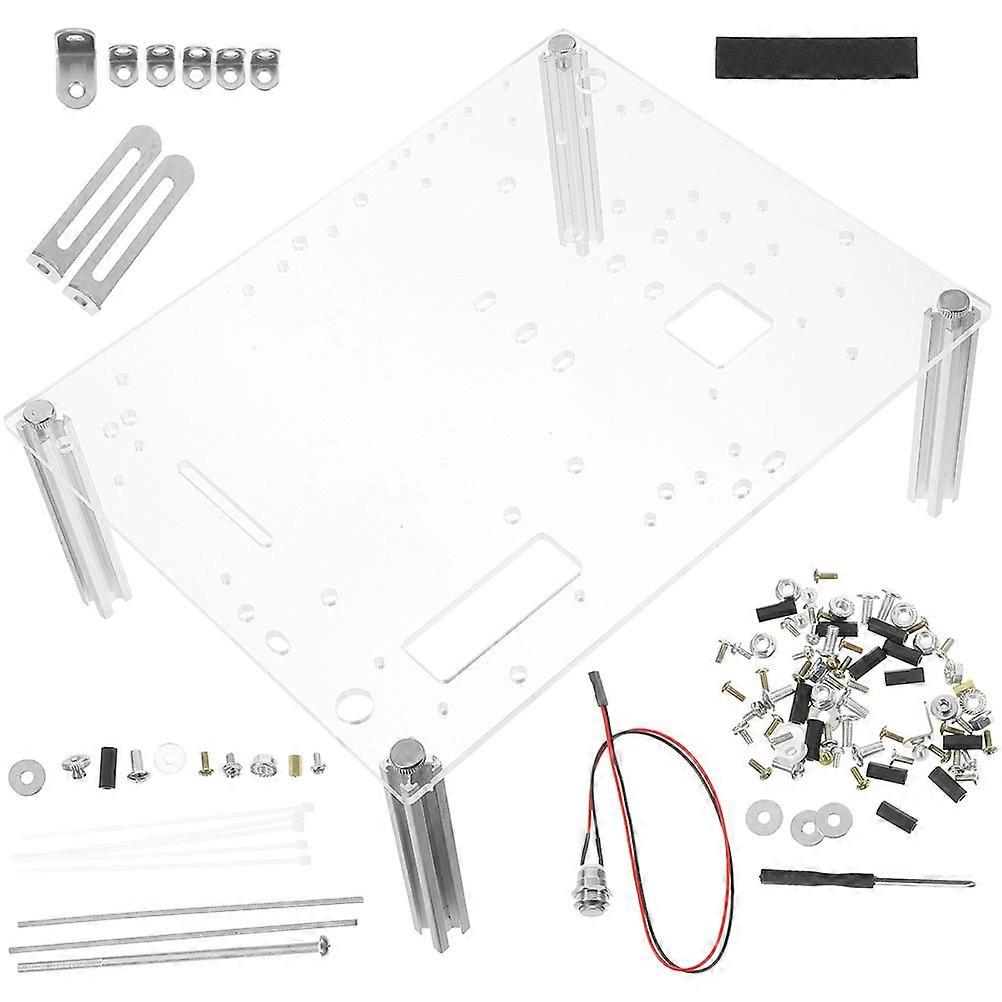 1 Set Open Air Computer Case DIY Chassis Bracket Open Frame Computer Case Open PC Case