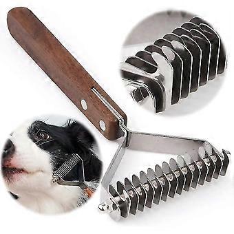 Verzorgingskam/borstel geschikt voor honden en katten