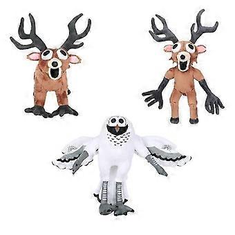 Cosplay 99 Noches en el Bosque Ciervo Búho Peluche Muñeco de Peluche Suave Regalos de Navidad para Niños