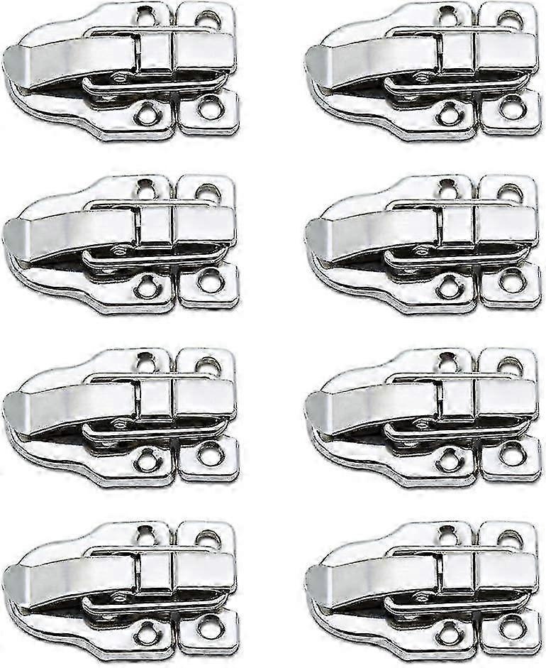 Silver - Set Of 8 Toggle Closures compatible with Cases