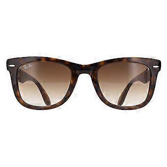 Ray-Ban Solbriller Foldbar Wayfarer 4105 Lys Havana Brun Gradient 710/51 54mm