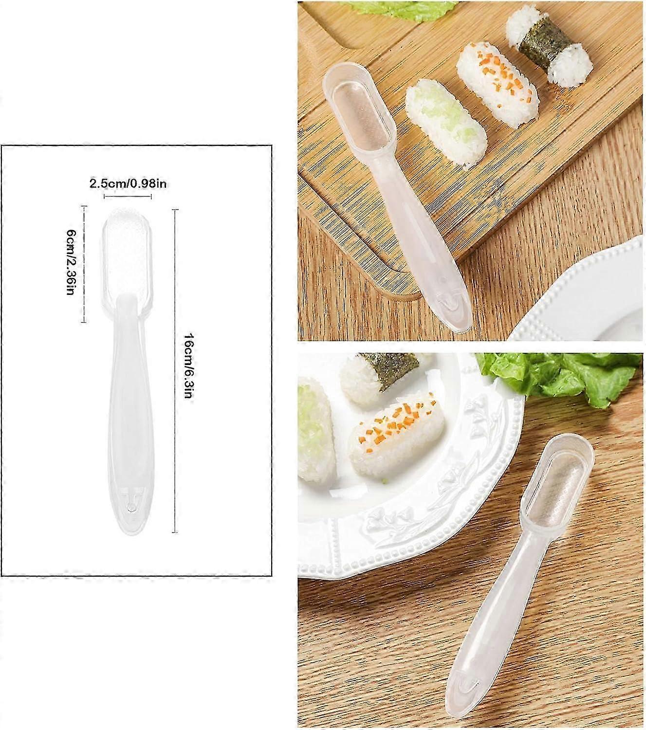 4 Pack Sushi Maker Mold,Rectangle Rice Ball DIY Handheld,Press Making