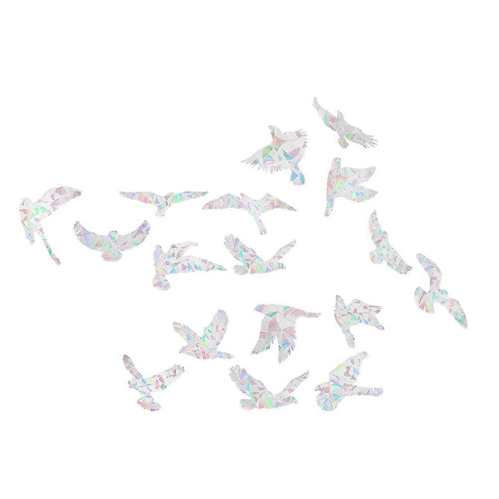 Bird Shaped Sticker for Decor 1Sheet Creative Indoor PVC Window
