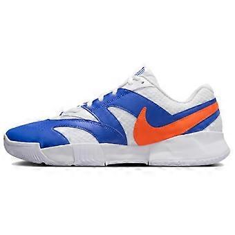 Buty tenisowe Nike Court Lite 4 odporne na ścieranie, oddychające i zapewniające wsparcie, niskie, unisex, szaro-niebieskie, FD6574-106