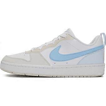 Nike Court Borough Lave Skateboardsko i Syntetisk Læder Hvid Blå Unisex IB4701-141