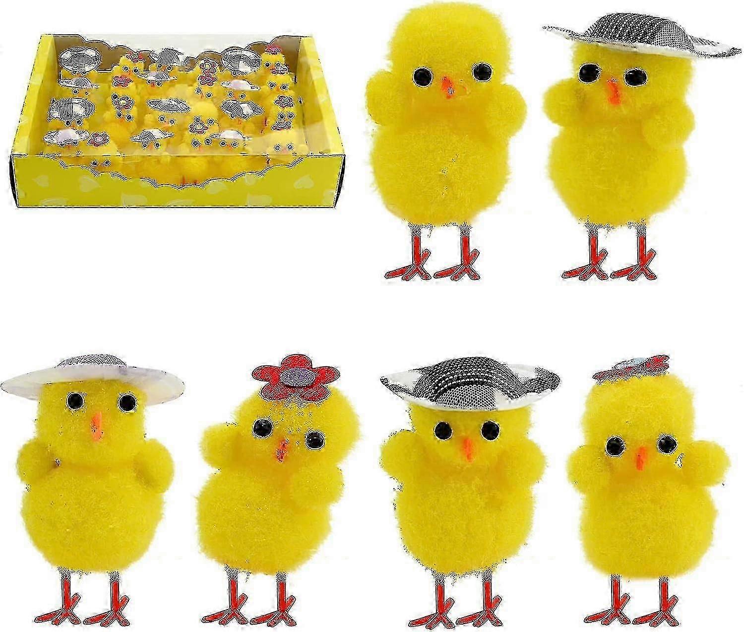 Zk-36 Pcs Easter Chicks | 4cm - Tall Mini Easter Chicks
