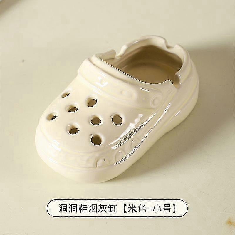 Smooth Glazed Ceramic Ashtray For Desk