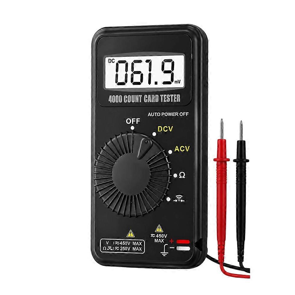 Smart Digital Multimeter 4000 Counts Auto Range AC/DC Voltage Tester Voltmeter Resistance Diode Continuity Checker