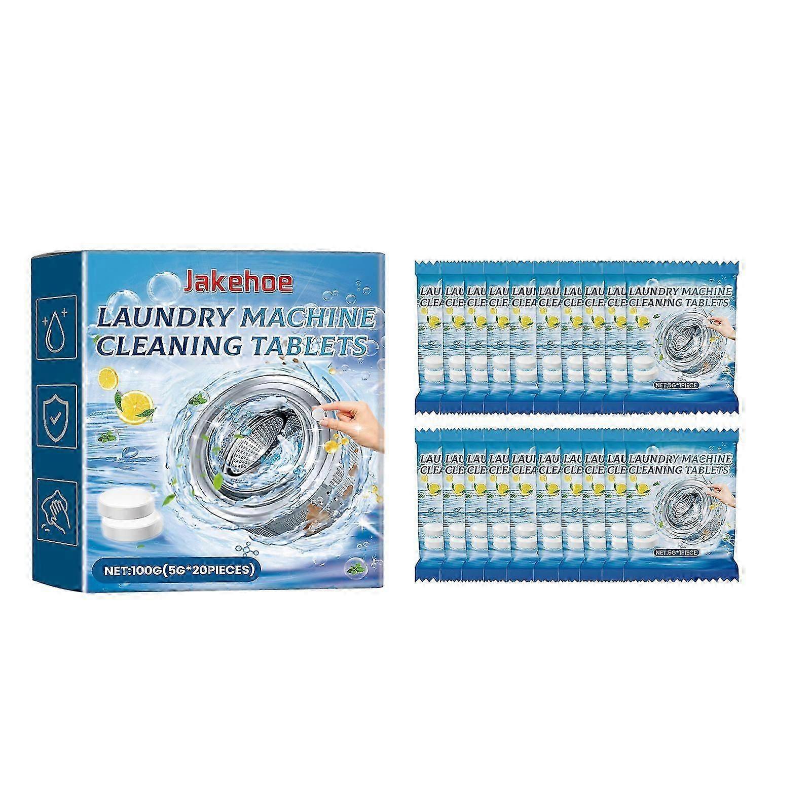 Jakehoe Washing Machine Cleaner Tablets  Deodorizing & Stain Removal