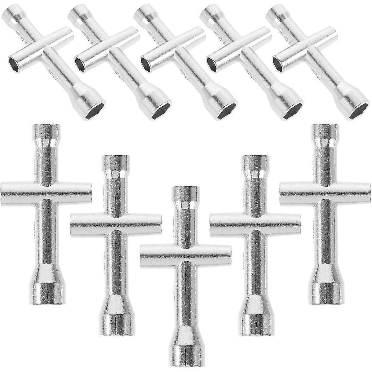 10pcs Socket Tool Cross Spanner Sleeve for M2 M2.5 M3 M4 Nuts
