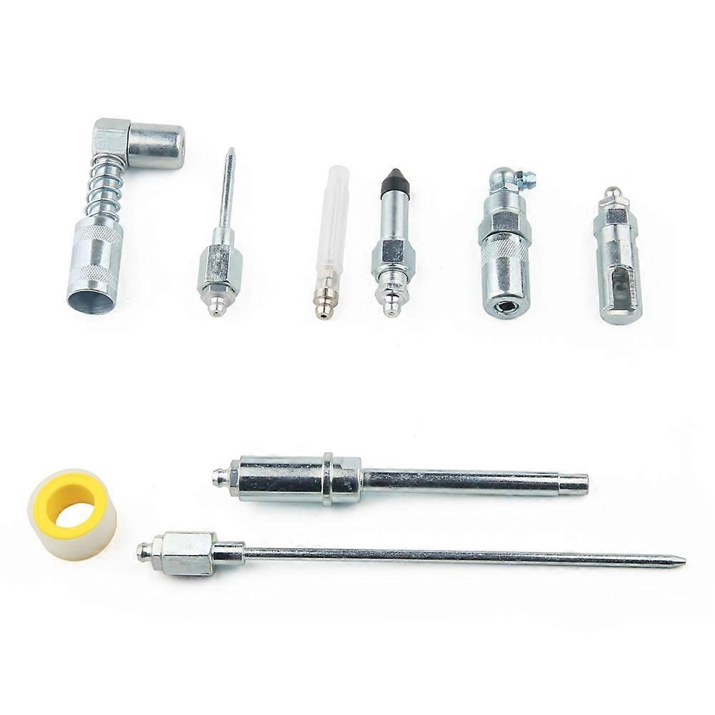 Quick Connect Greasing Accessory Kit for Quick Release Lube Couplers to Reach Any Fitting