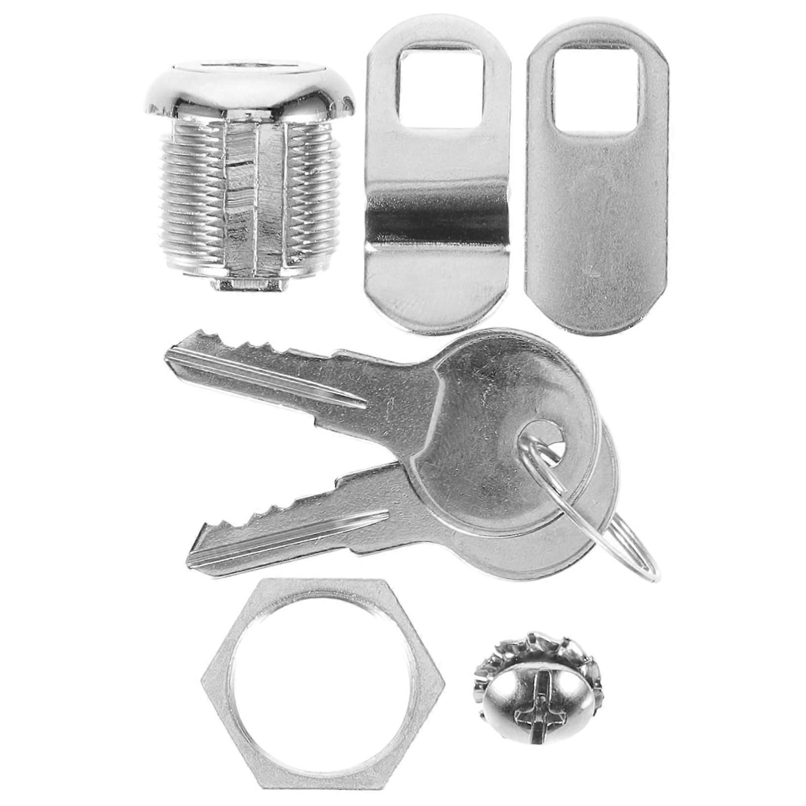 Durable Copper Cabinet Lock with Keys, Secure Drawer Lock for Mailbox and Toolbox Replacement