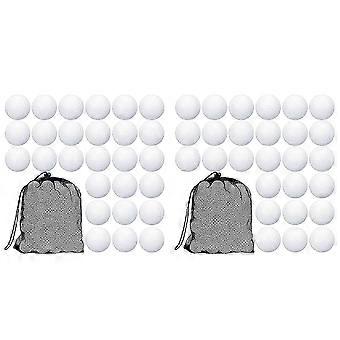 200 ihåliga golfträningsbollar. Träningsbollar med dragskonätpåsar kompatibla med träningsbollar (EP)