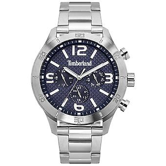 Timberland Stranton Quarz Analog Herrenuhr mit TBL.15358JS-03M Edelstahl Armband